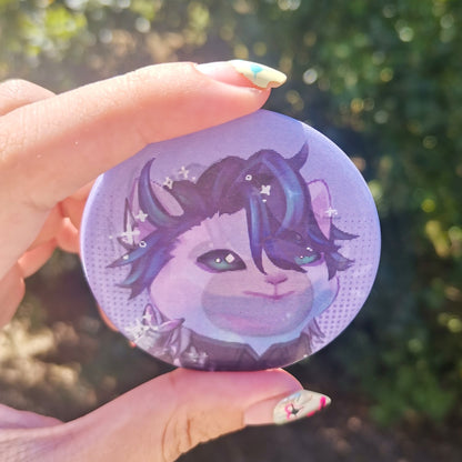 Honkai Star Rail Lenticular Pins ( HSR ) Pop cat meme badge