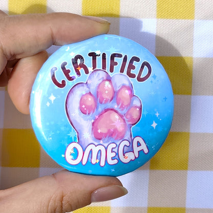 Alpha Beta Omega (Omegaverse) Pin and Sticker Blind Bags!