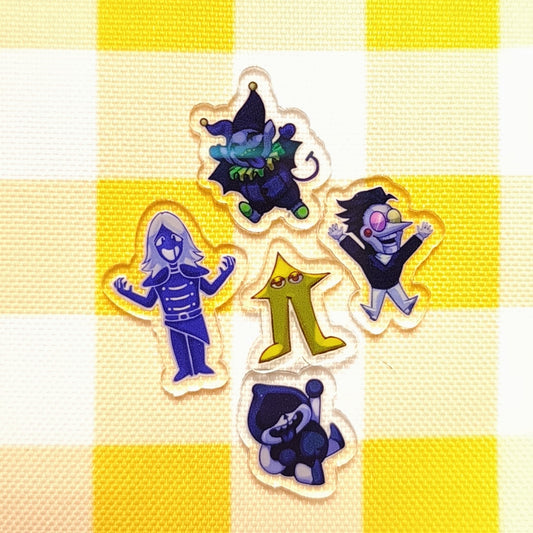 Deltarune Pocket Gang Shaker Charm! (5 charms!!)