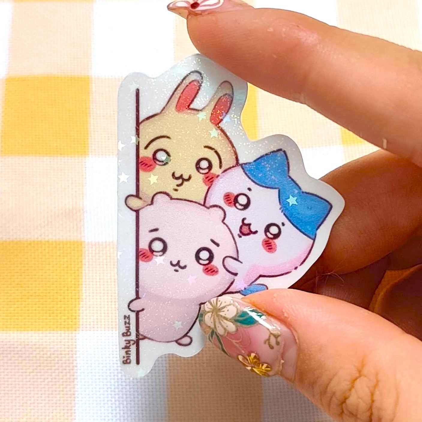 Chiikawa Holographic Vinyl Stickers