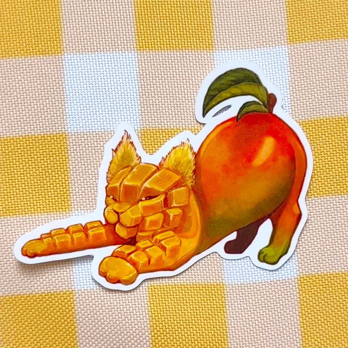 Fruit Cat Vinyl Stickers!