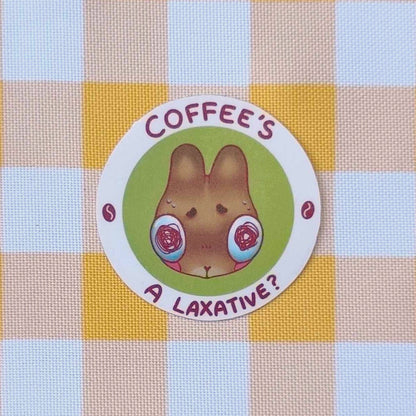 Bodacious Bunnies Circle Vinyl Stickers!