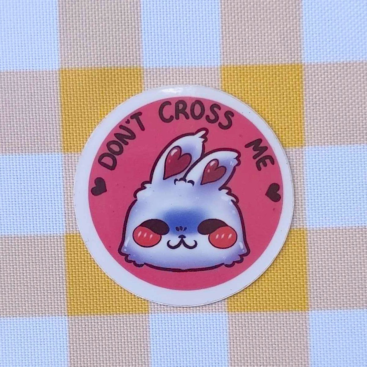 Bodacious Bunnies Circle Vinyl Stickers!