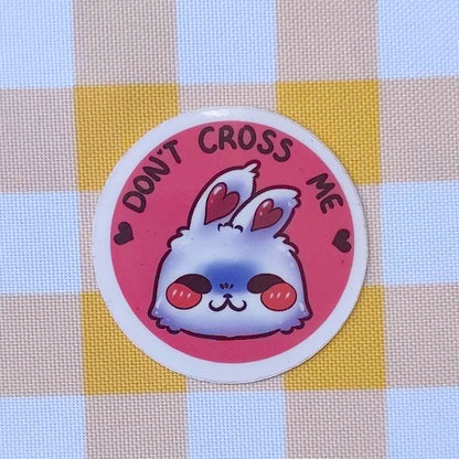 Bodacious Bunnies Circle Vinyl Stickers!