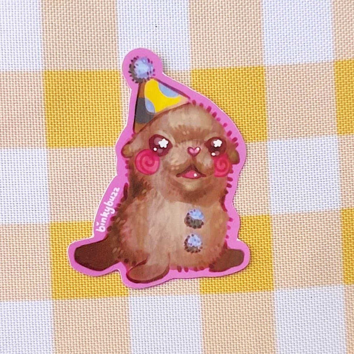 Jumbo Clown Seal Stickers