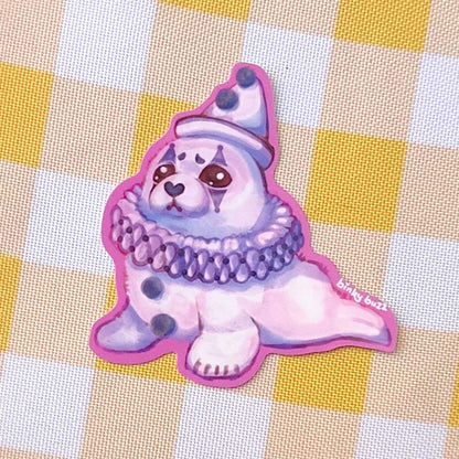 Jumbo Clown Seal Stickers