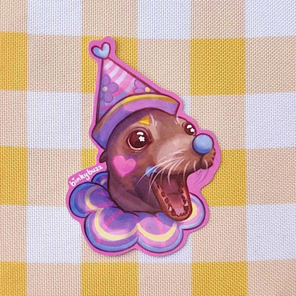 Jumbo Clown Seal Stickers