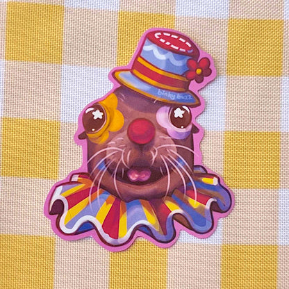Jumbo Clown Seal Stickers