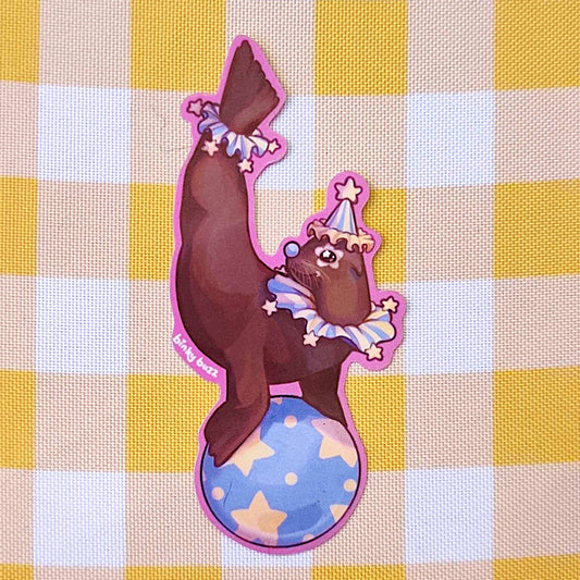 Jumbo Clown Seal Stickers
