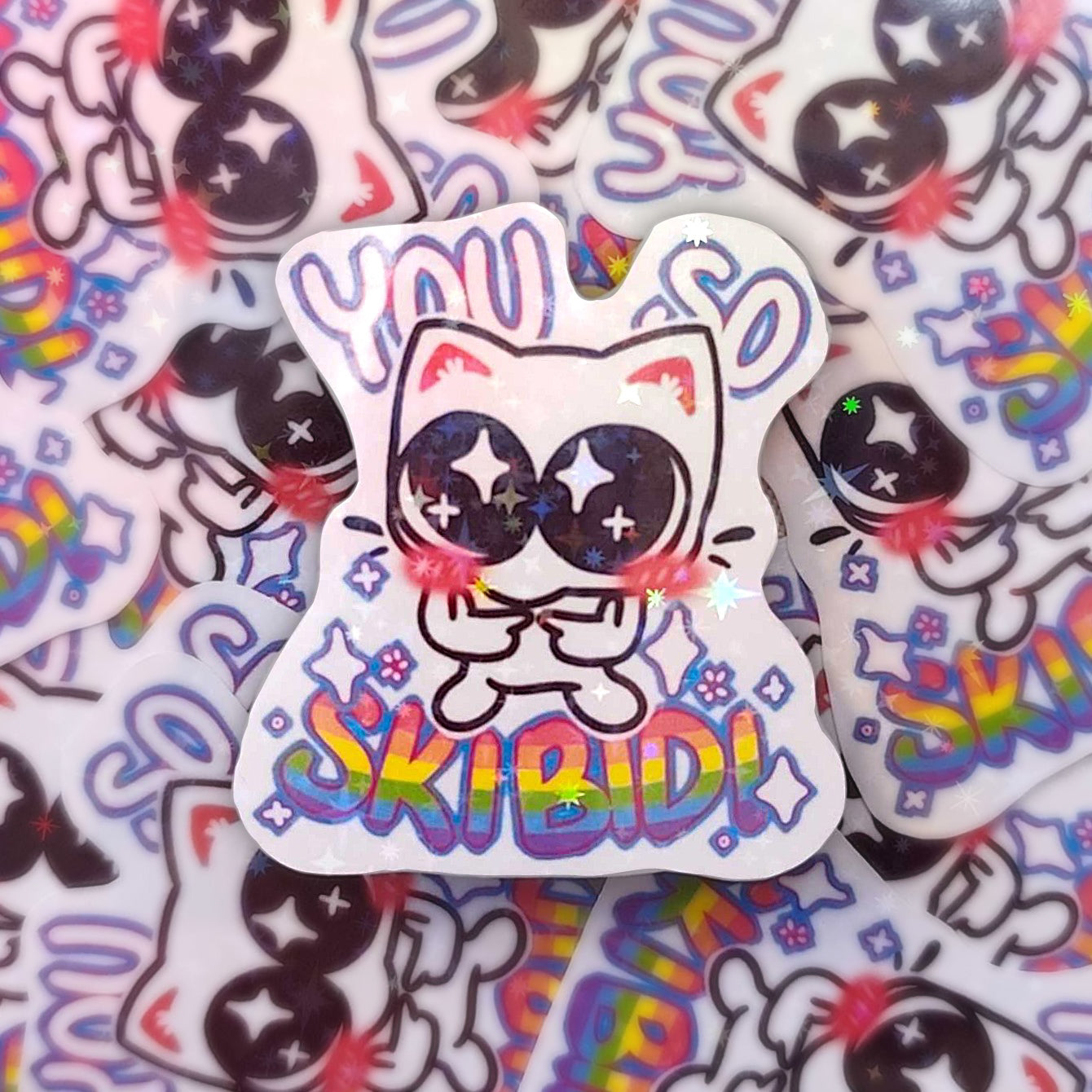 U so skibidi sticker!